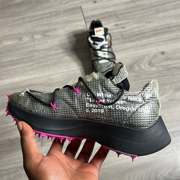Off White Nike Vapor Street Black Laser Fushsia (6.5) - Picture 6 of 14
